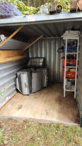 Ordnung herrscht wieder im grünen Container.