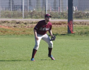 Christopher Settles hoch konzentriert.