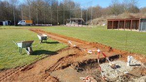 Viel Sand zum Bewegen.
